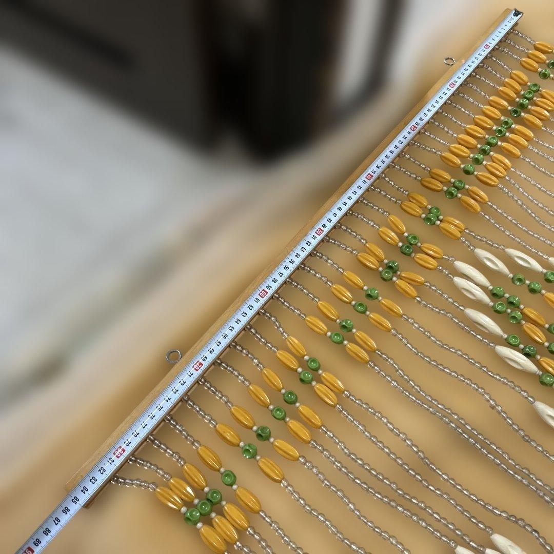 ビーズ のれん 昭和レトロ キズ 汚れ あります