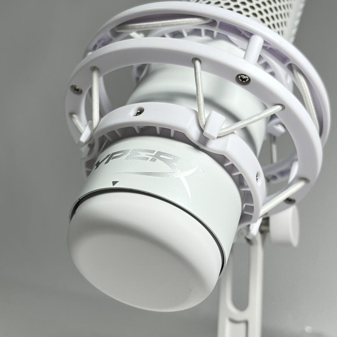 HyperX QuadCast S ホワイト USBコンデンサーゲーミングマイク