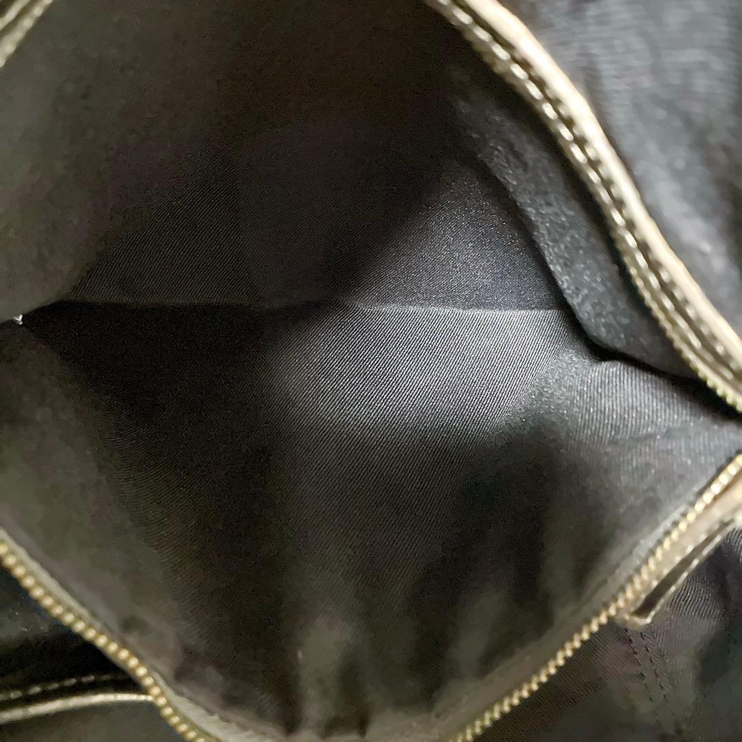 良品　バーバリーブルーレーベル ホースロゴ ショルダーバッグ 編み込み