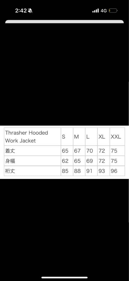 J*Z様 Supreme x Thrasher Hooded Work Jack