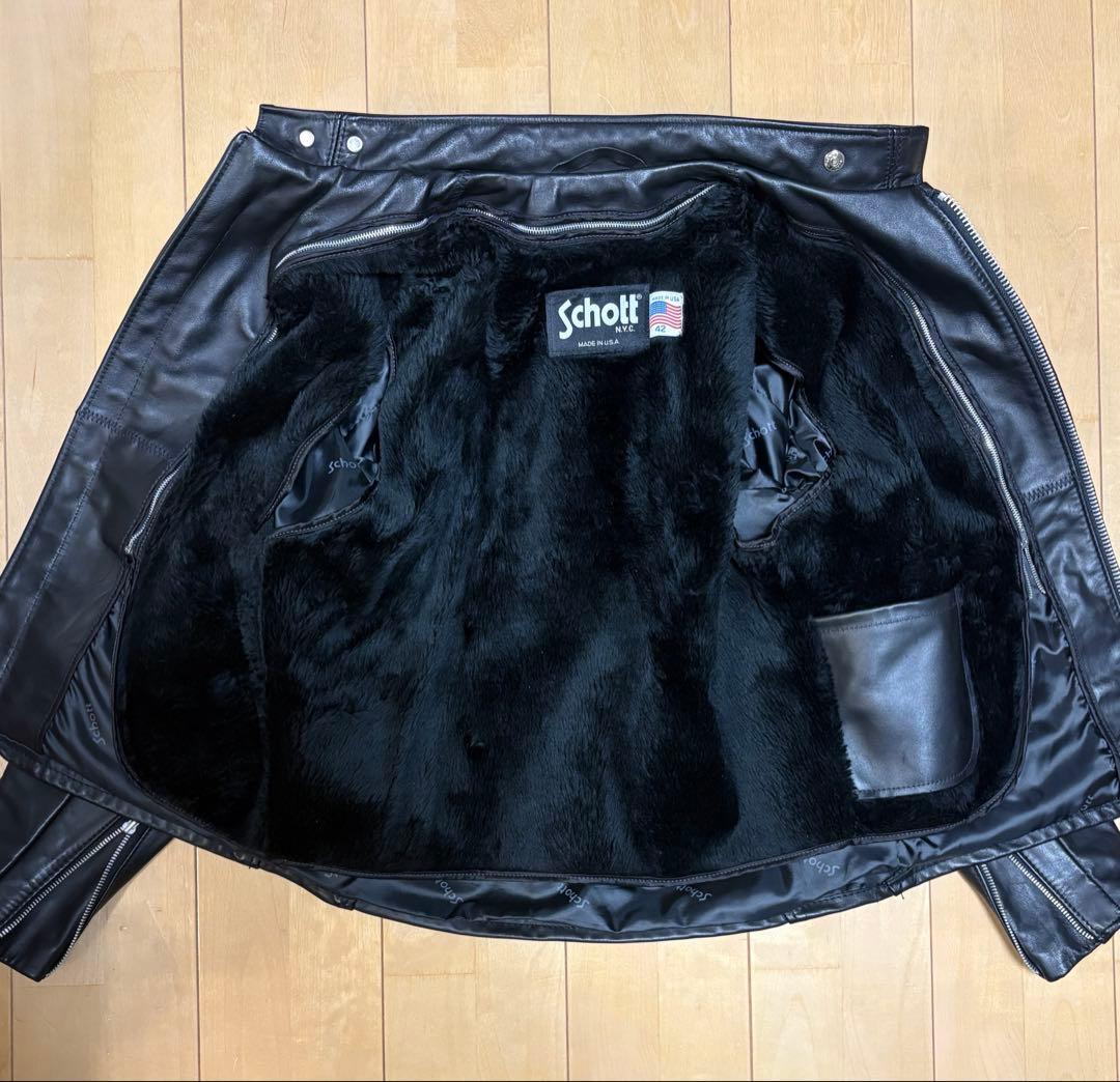 オンライン 通販ファッション - 極美品 ボアライナー付 schott