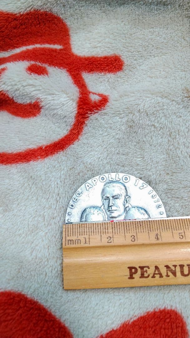 917☆ 完全限定発行！ アポロ17号 公認記念品メダル 純銀 sv1000