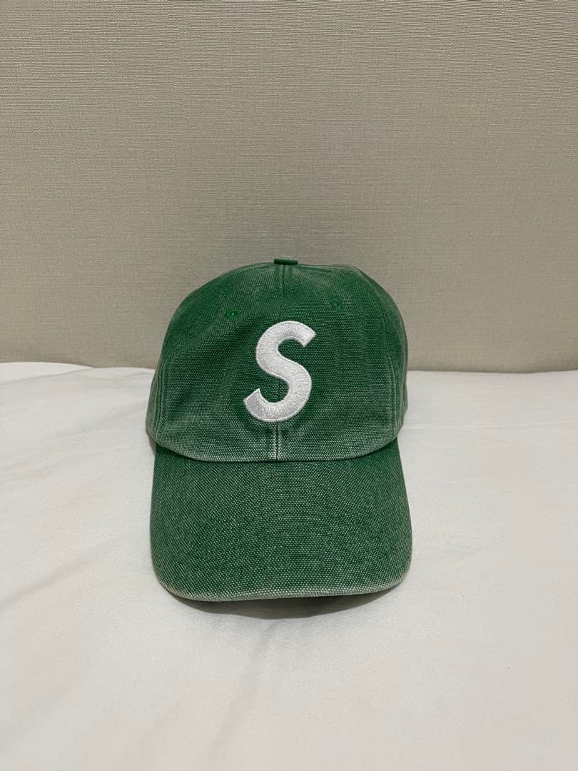 Supreme Pigment S Logo 6-Panel green 緑 Supreme - Sロゴ6パネル