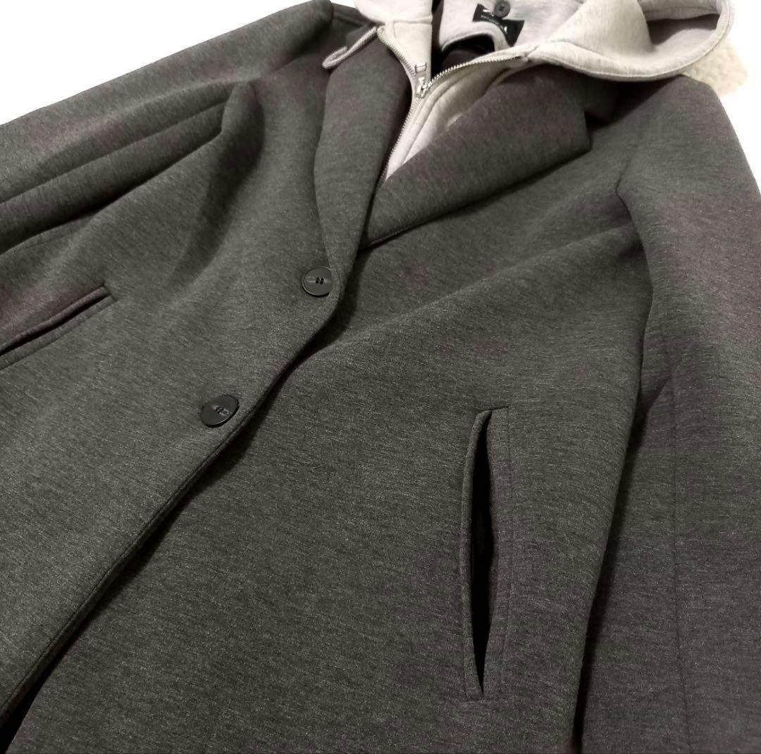 美品⭐︎ZARA デタッチャブルフードコート ロング チェスター