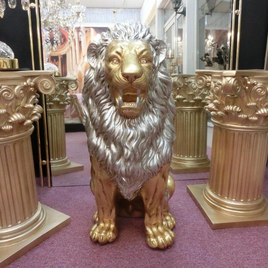 イタリア製 アニマルオブジェ ゴールドライオン - メルカリ