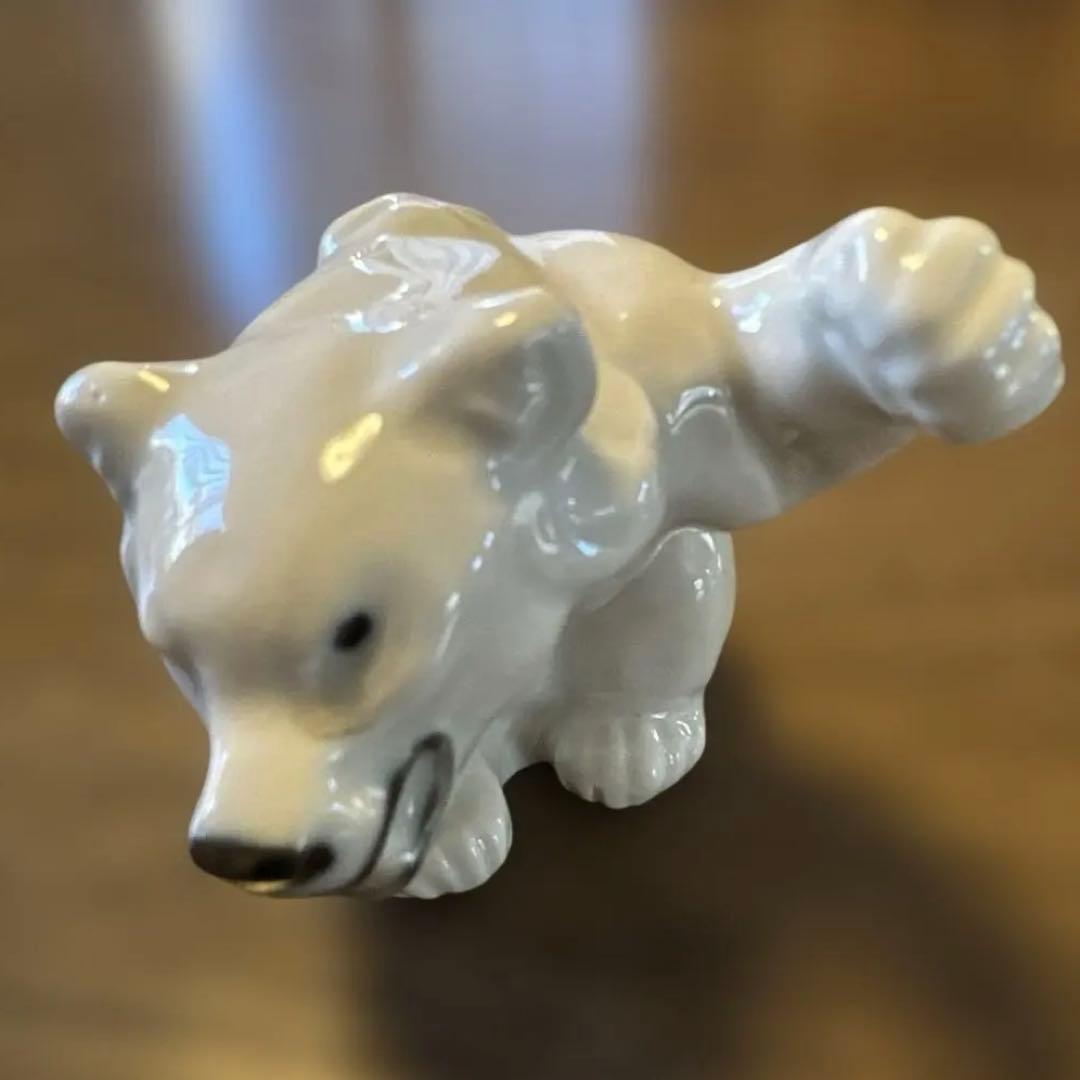 ロイヤルコペンハーゲン 置物 バイキング&白熊 - メルカリ