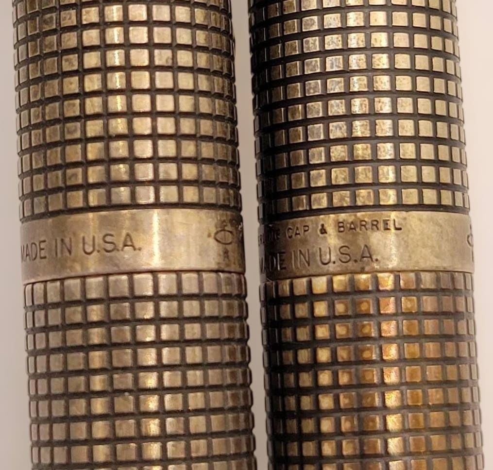 PARKER パーカー 万年筆 14K STERLING SILVER 2本