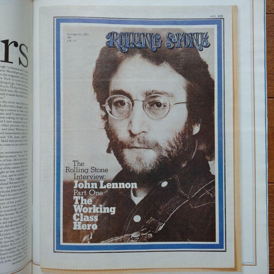 レア「ローリング・ストーン」の1000号記念号の表紙(ホログラム) 額装