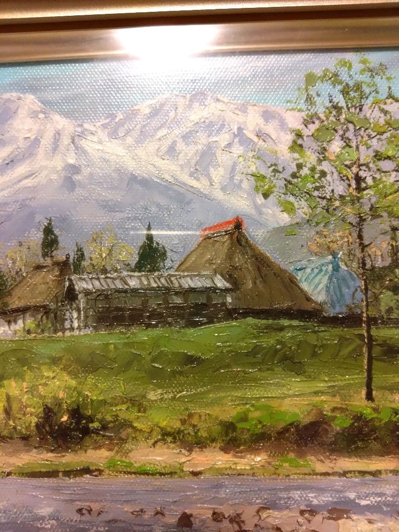 大山功　作　絵画（北アルプス白馬岳）