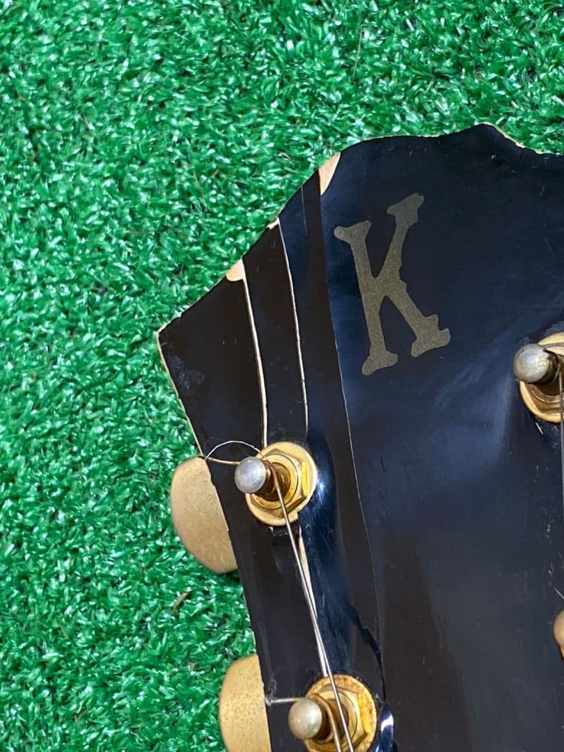 Kモデルギター ブラック 22フレット