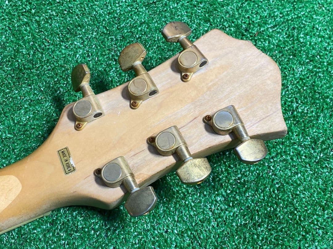 Kモデルギター ブラック 22フレット