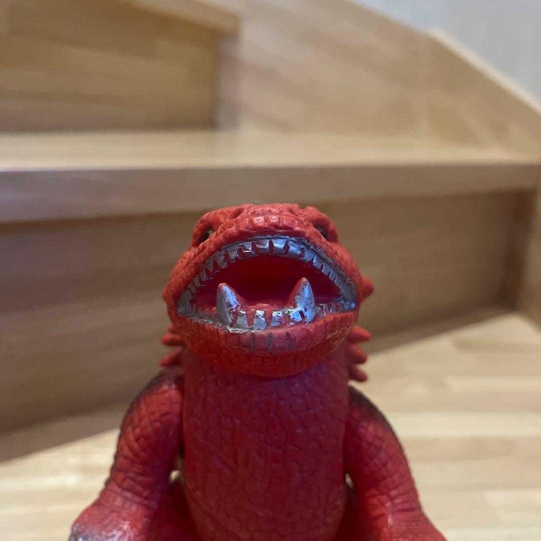 k*i様 希少 当時物 タカトク アンキロザウルス ソフビ 人形 パチ 怪獣 恐