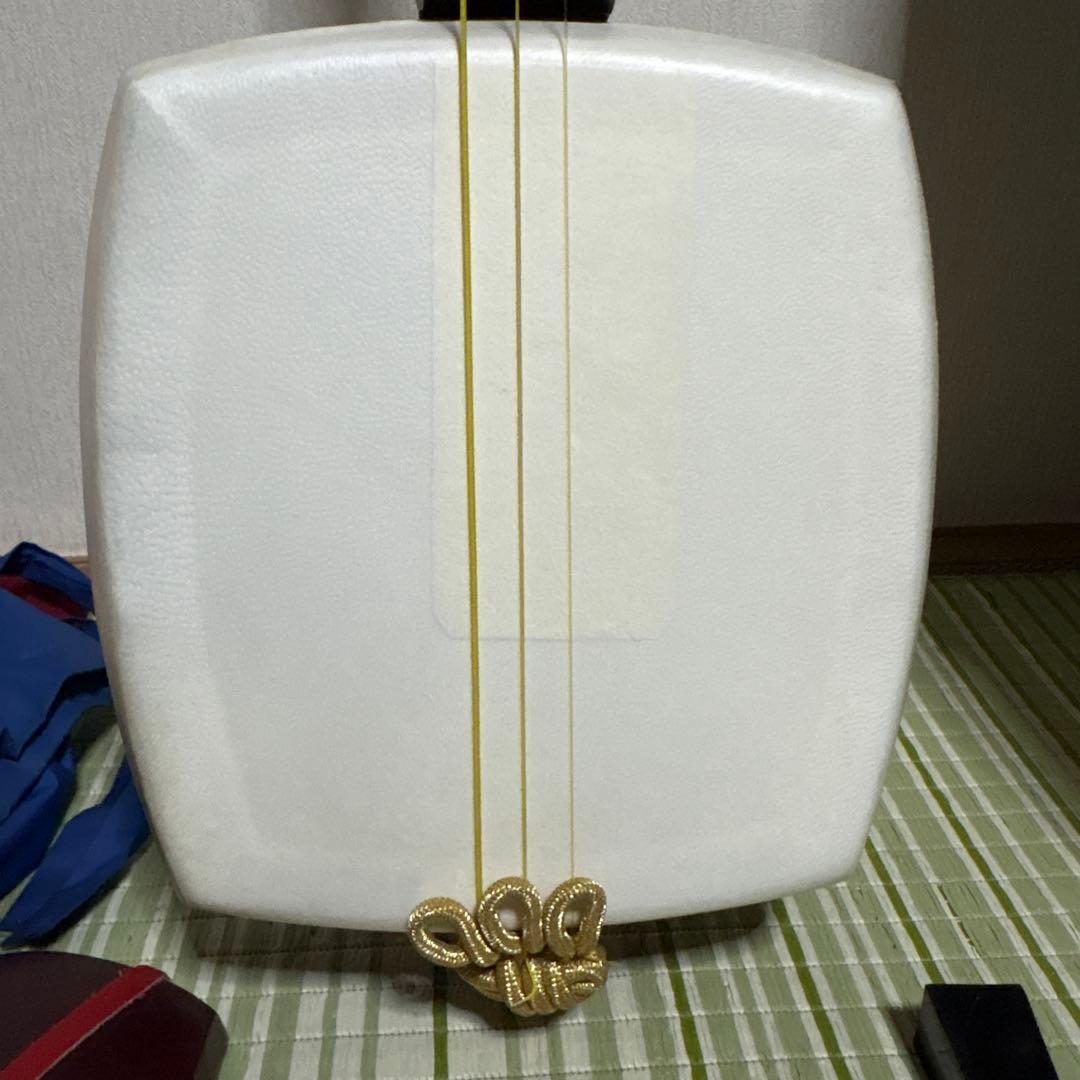 三味線 東さわり 和楽器 バチ 撥 弦 駒 ハードケース 民謡 べっこう風