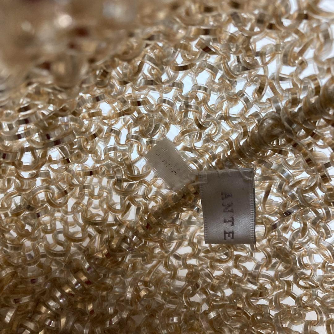 【美品】アンテプリマ　ワイヤーバッグ　ゴールド　手提げ　肩掛け　ラグジュアリー