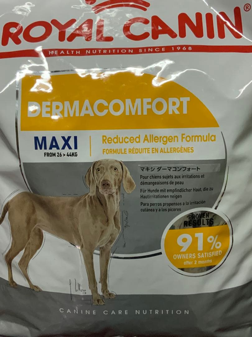 ロイヤルカナンプロ マキシ ダーマコンフォート（皮膚の健康を維持)12キロ