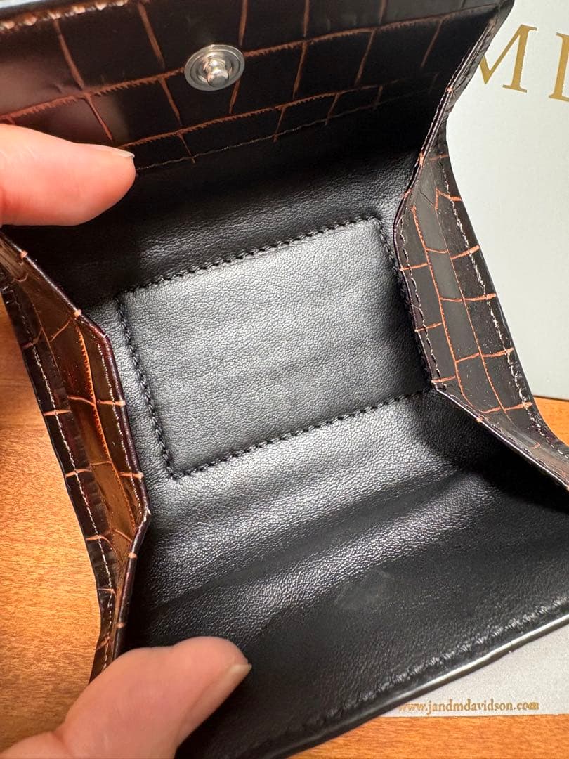 出品本日まで⭐️美品⭐️J&M DAVIDSON フォールドウォレット