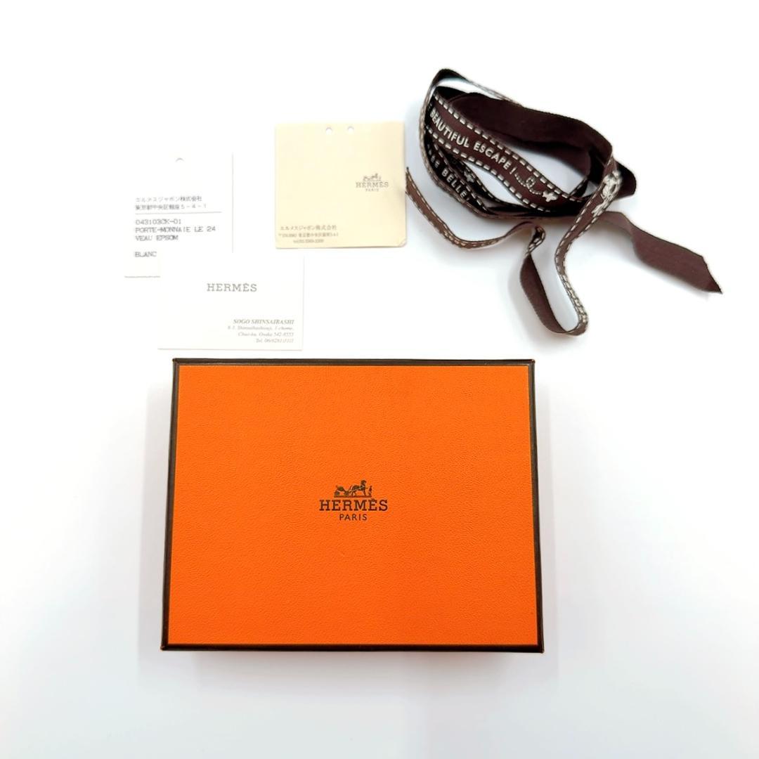 ◇エルメス◇ヴォーエプソン/ルヴァンキャトル/24/ケース/□K/小銭入れ