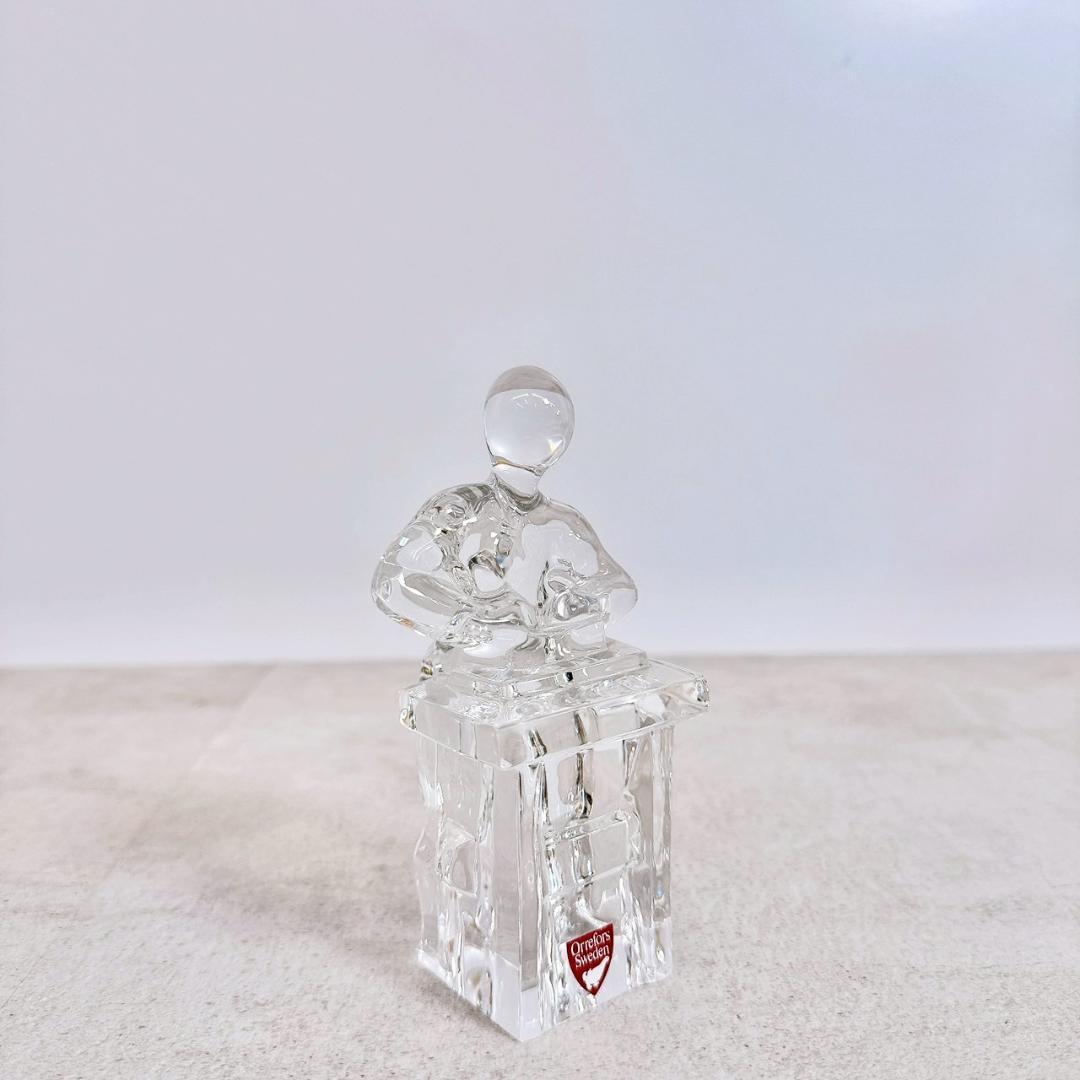 Sweden Orrefosのクリスタルガラスの置き物｜Sweden Orrefosの