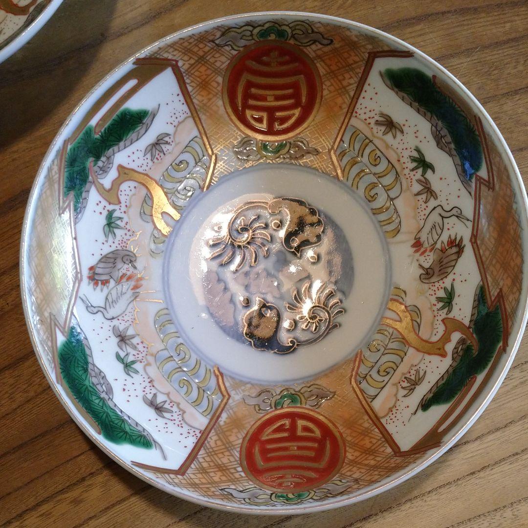 古伊万里有田焼 金蘭手 5客揃い