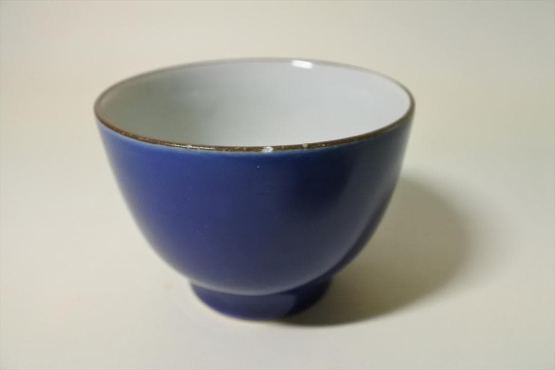 公益財団法人 瀬戸市文化振興財団 明治時代 瀬戸 瑠璃 猪口 6客組