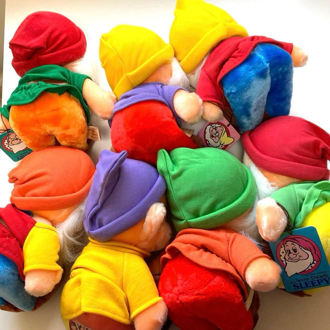 ディズニー白雪姫 7人の小人ぬいぐるみセット