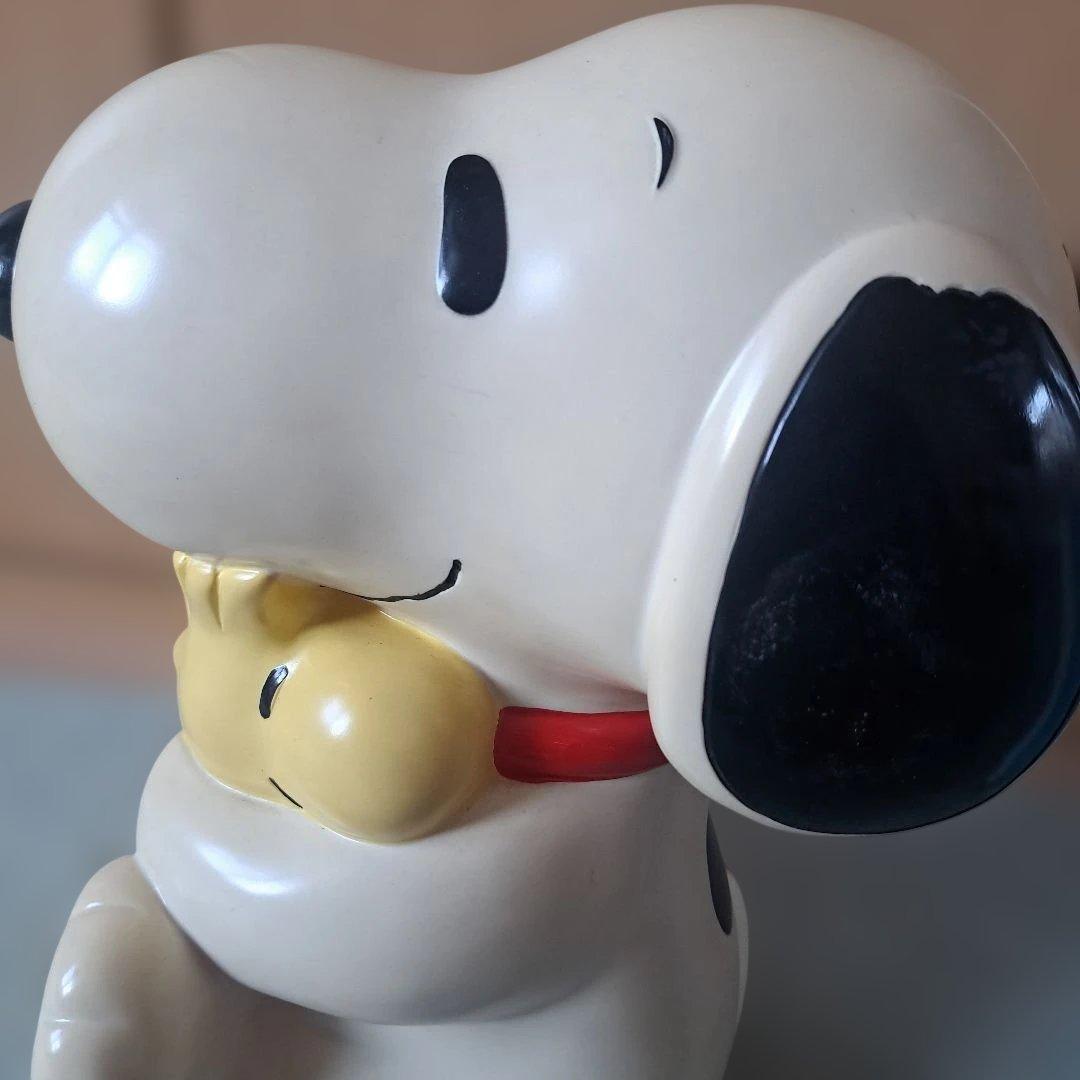 ビンテージスヌーピー ウッドストック 貯金箱 コレクターグッズ SNOOPY