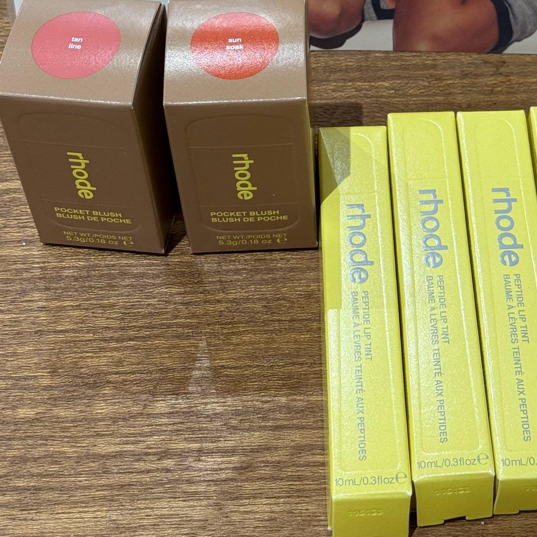 RHODE 限定LEMONTINI リップ＆SUN SOAK チーク