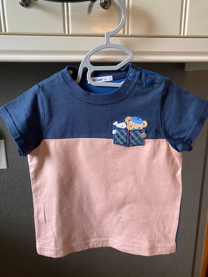 ファミリア カットソー familiar ファミリア りんご ロンT シャツ 長袖