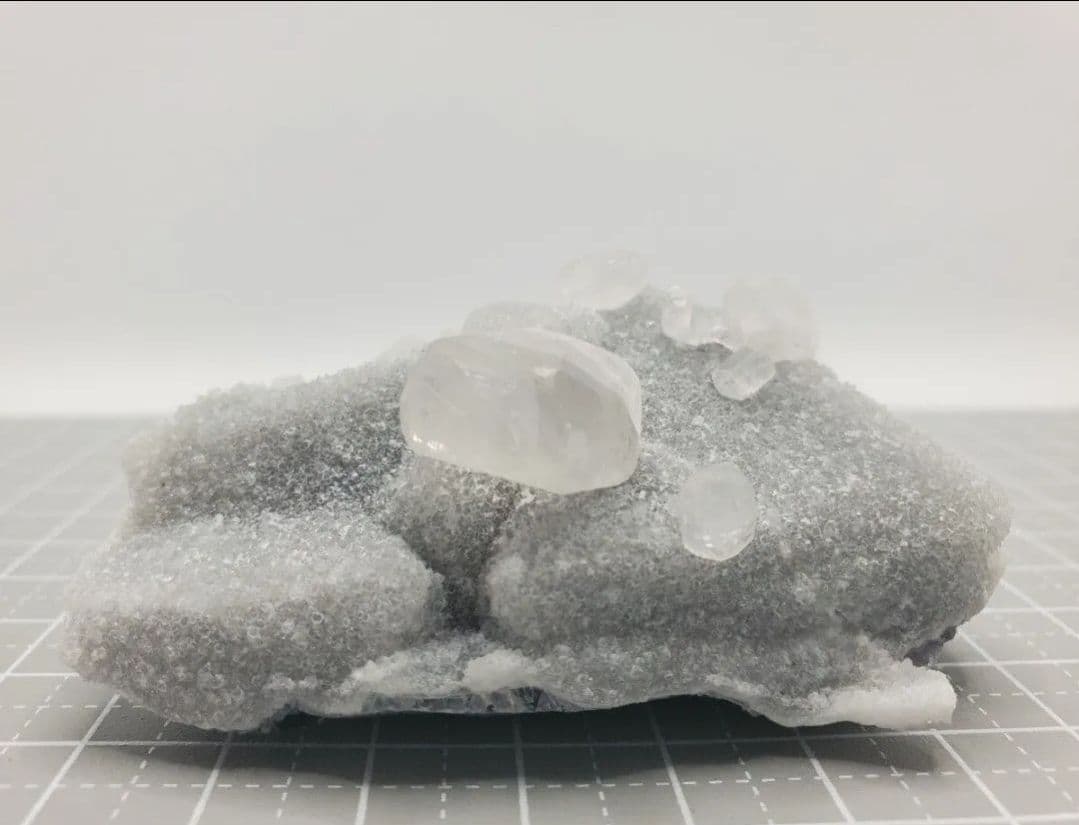 フローライト 蛍石 カルサイト グリーン グレー ④蛍石 ブルーグリーン