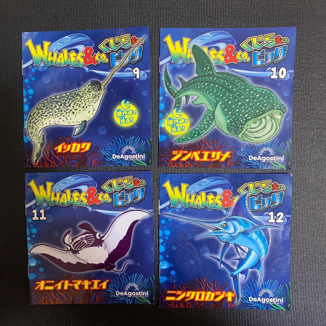 くじら　&co 16点　ブックレット デアゴスティーニ　アンドコ　コンプリート