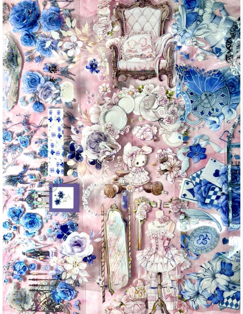 海外PETマステ切り売り20枚セット マステケース付き 20-ウ-L