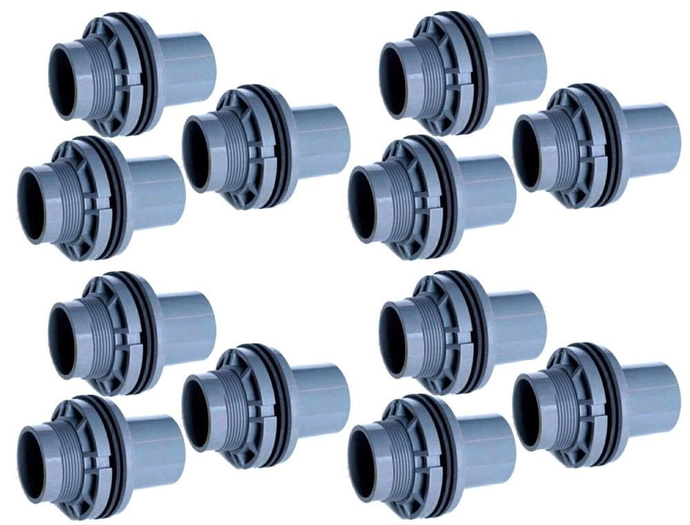 バルブソケット４０Ａ １２個セット　ゴムパッキン２個付　水槽　給排水　塩ビ管 バルブソケット 40A 12個セット ゴムパッキン2個付 水槽 給排水