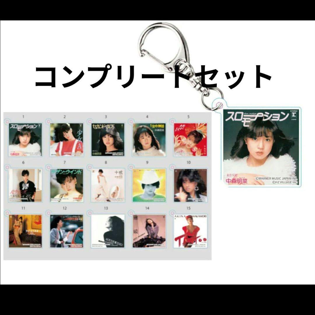 中森明菜 アクリルキーホルダーコンプリート15個