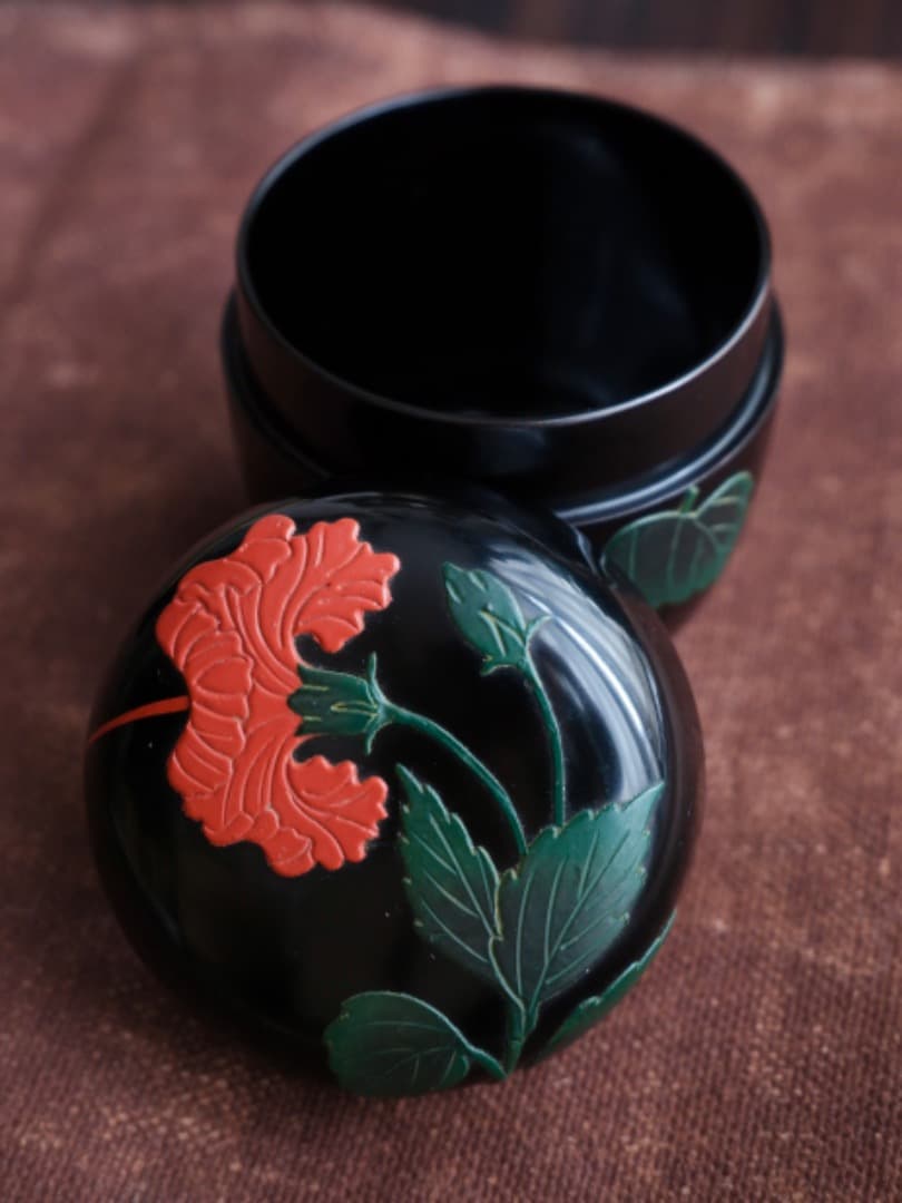 天然木製 べんぼう漆器スタンド付き