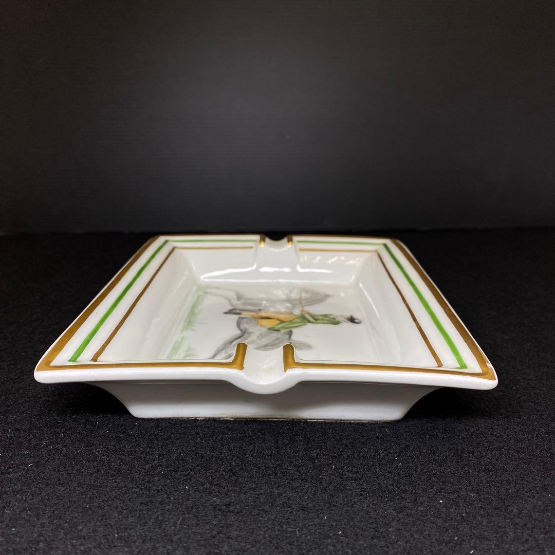 エルメス 金彩 騎馬アッシュトレイ トヒオ 東里7-1210☆1F