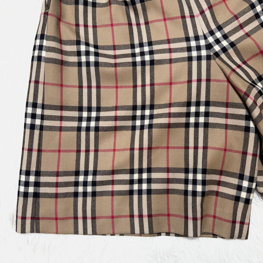 burberrys ノバチェック キュロット ハーフパンツ 撥水加工 キャメル