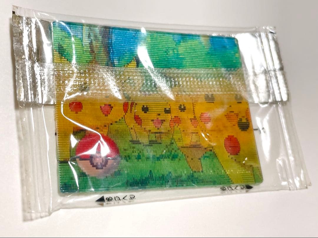 未開封 明治 スーパーチェンジカード 第1弾 ピカチュウ