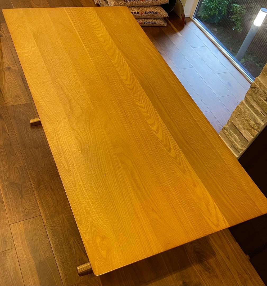 無印良品　ダイニングテーブル ナチュラル シンプル リビングテーブル　完成品