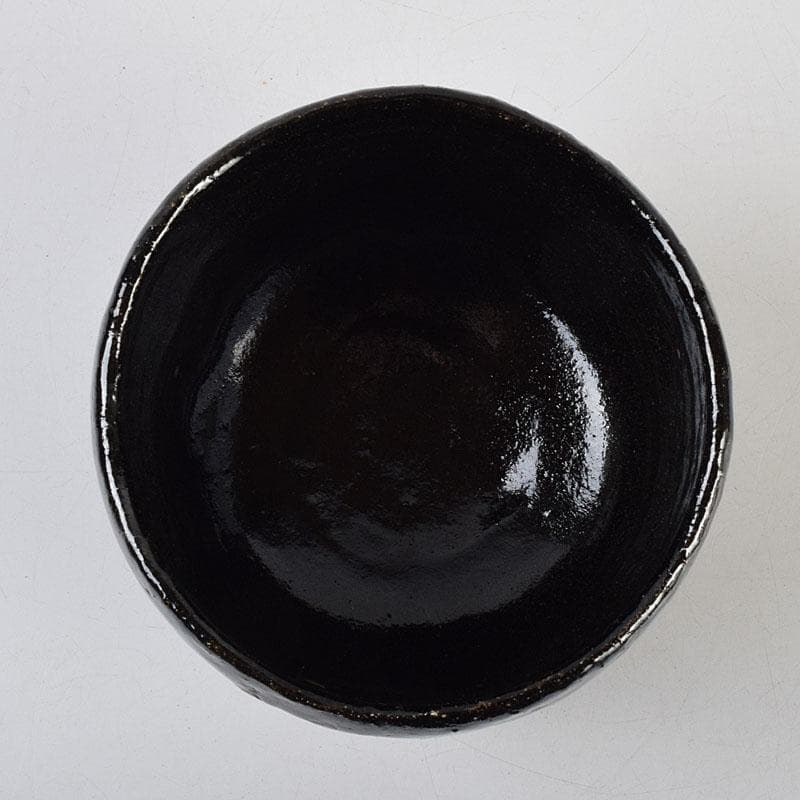 茶道具 楽吉左衛門 黒楽茶碗 時代合わせ箱 V 9097