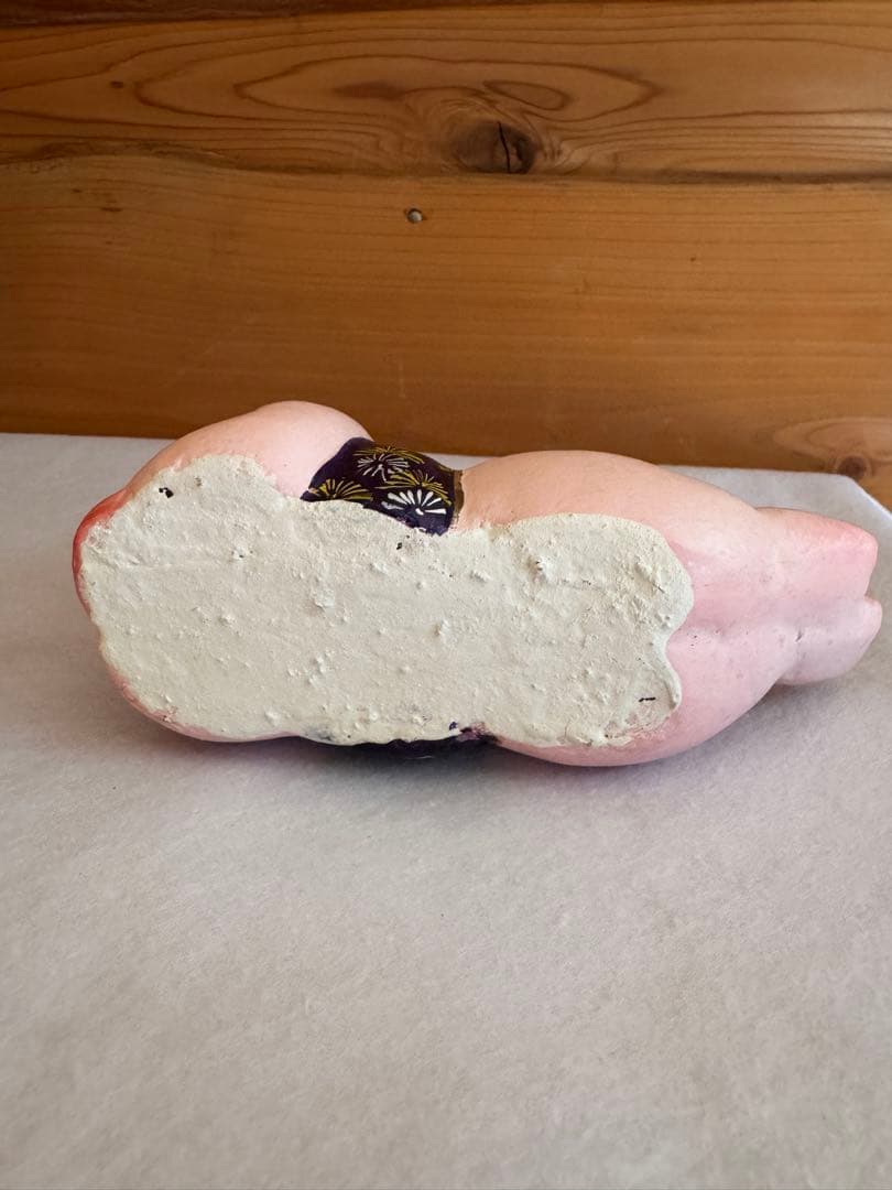 希少 中野土人形 奈良久雄 『子守這子』 這い這い子 郷土玩具 民藝