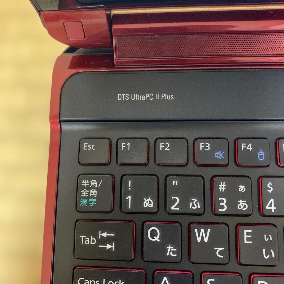 FUJITSU ノートPC AH77/G ワインRED 爆速SSD 高速i7