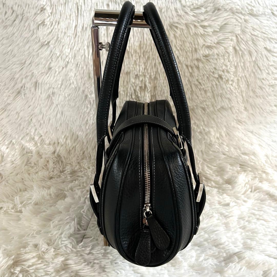 レア＊未使用級✨ロエベ ハンドバッグ センダ シボ革 レザー 肩掛け可 黒