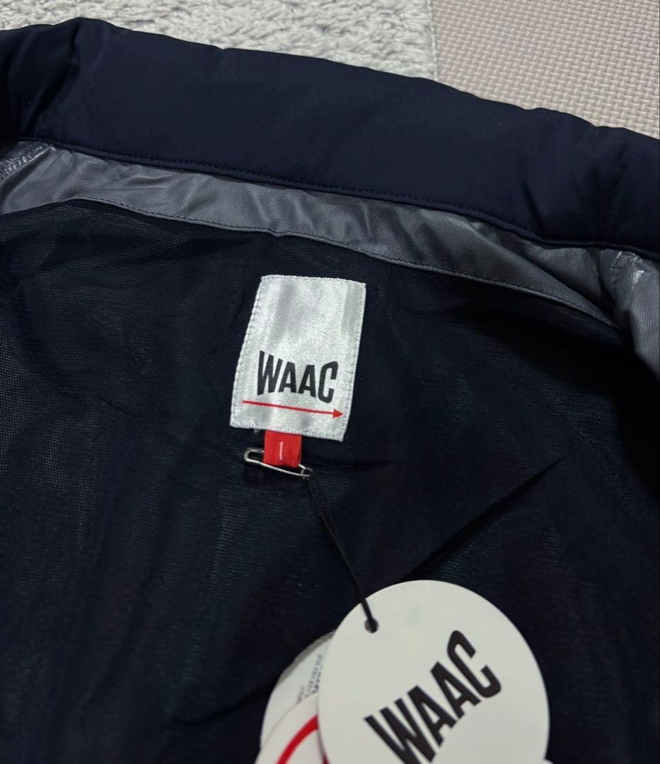 waac ナイロンジャケット　レイン　ブルゾン　ゴルフウェア　ワック　撥水