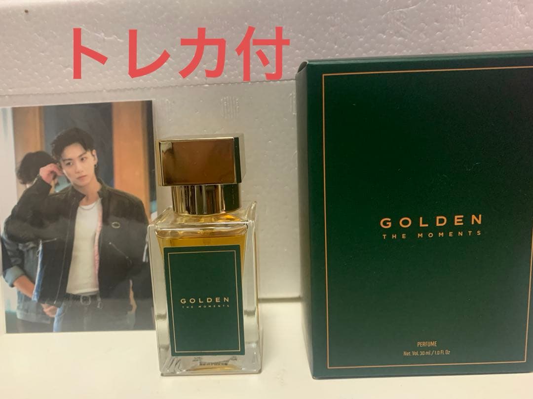 グク 韓国展示会限定 GOLDEN パフューム　フォトカード付 グク ソウル展示会限定 Perfume フォトカード付き BTS ジョングク グク