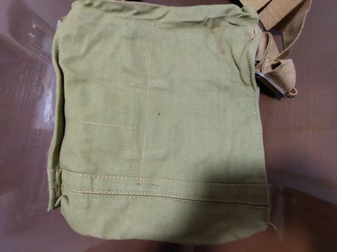 即決☆イギリス軍WWII MK VII☆1943年 40's ガスマスクバッグ