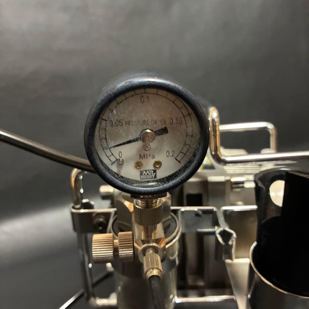 動作確認済み Mr.リニアコンプレッサー L5塗装システムとエアブラシセット