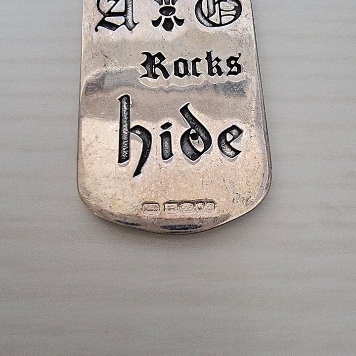 Hide + A&G 長方形 ペンダントトップ シルバー925 - メルカリ