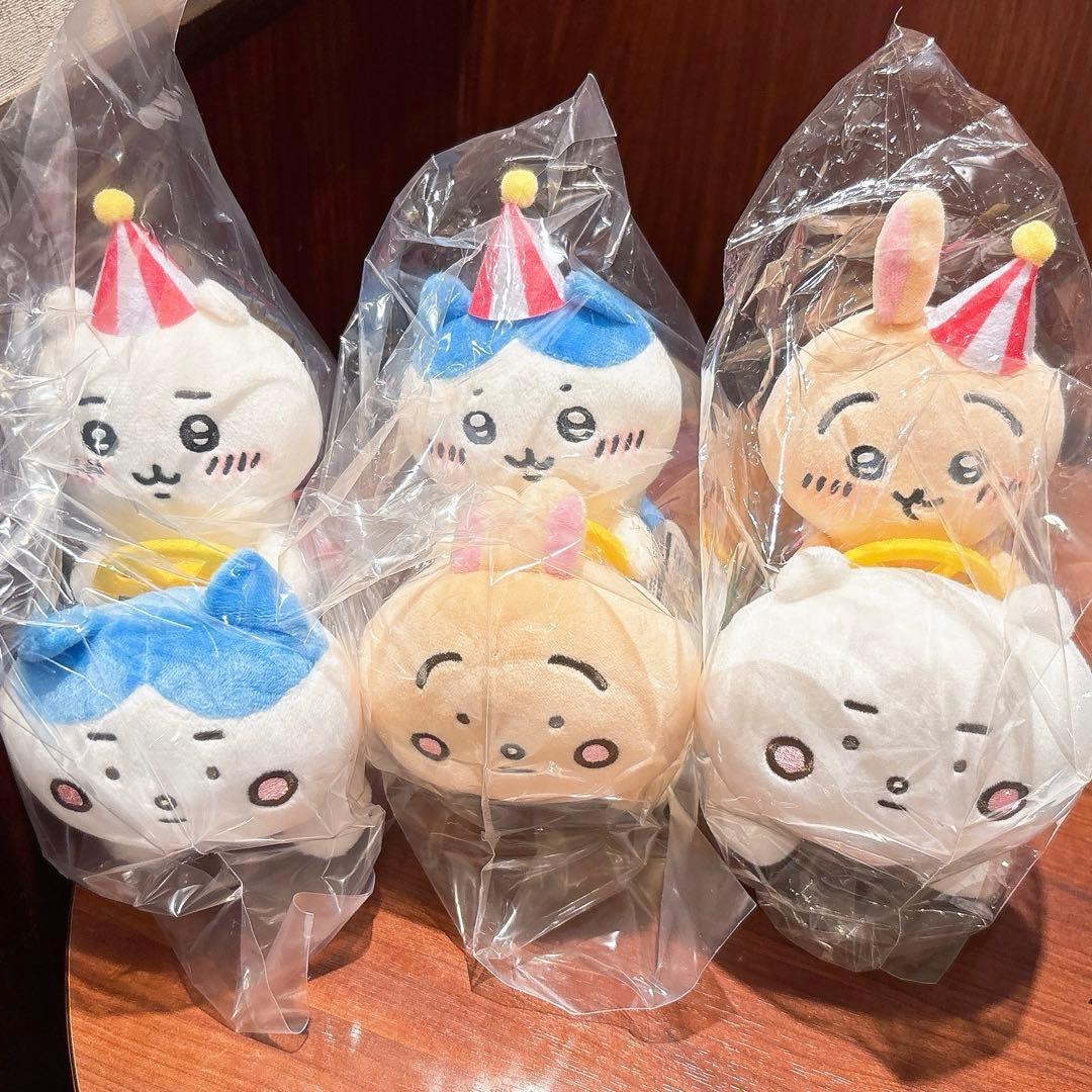 ちいかわらんど ぴーぽぽぬいぐるみ 3種セット ちいかわ ハチワレ うさぎ
