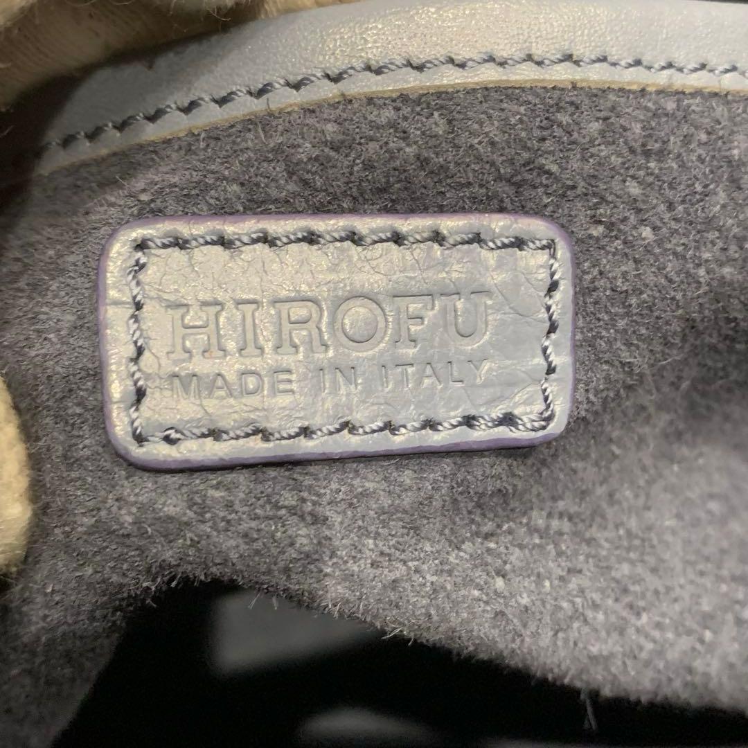 美品✨HIROFU ピアーチェ 2way シボ革 ショルダーバッグ