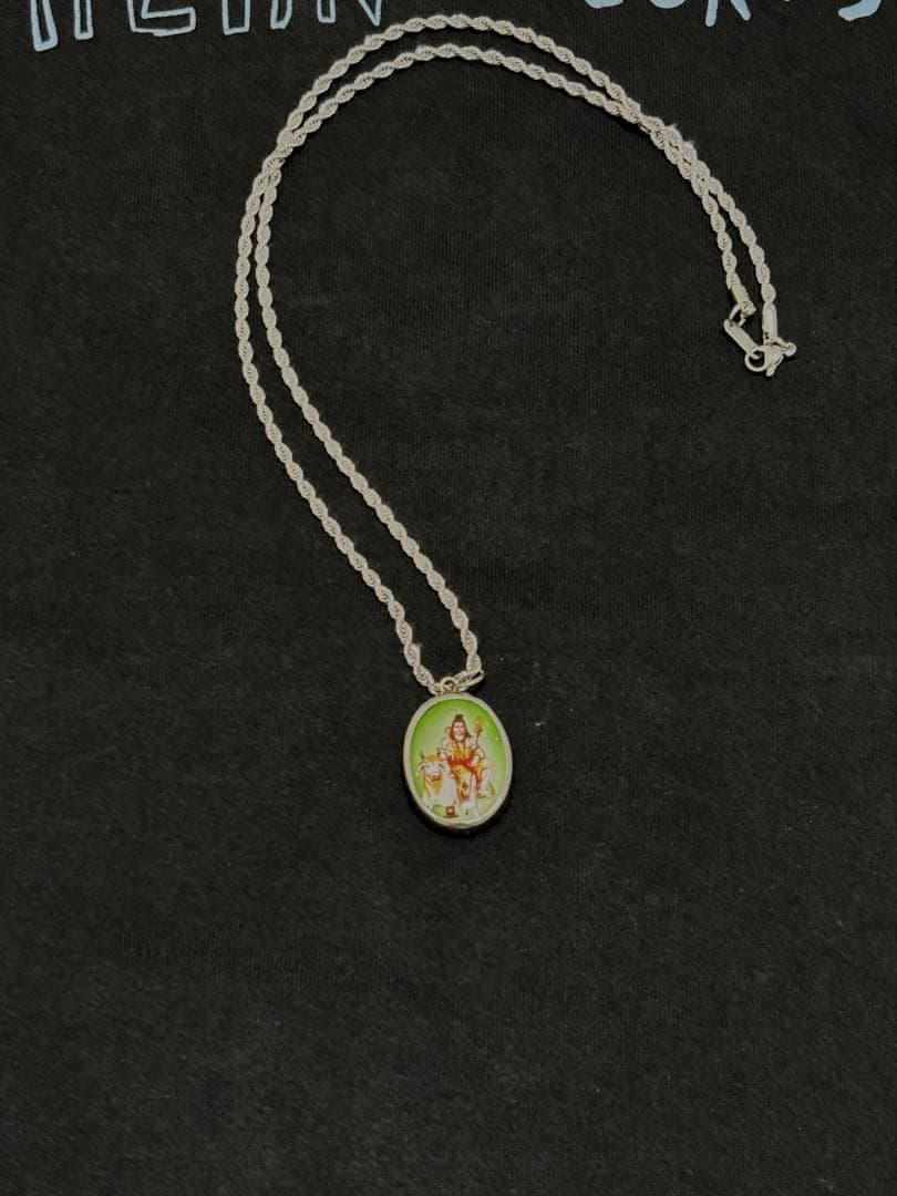 ガネーシャ（ピンク）オームペンダント藤井風お風呂チェーン付